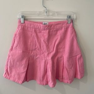 Urban Outfitters BDG Pink Pleated Mini Skirt